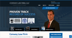 Desktop Screenshot of conwaylawoffice.com